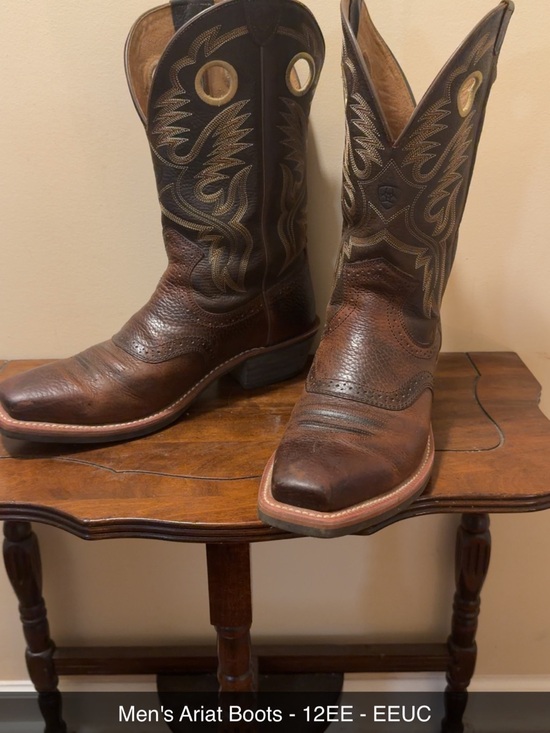Ariat Other - Ariat Men's Brown & Dark Brown Western Cowboy Boots